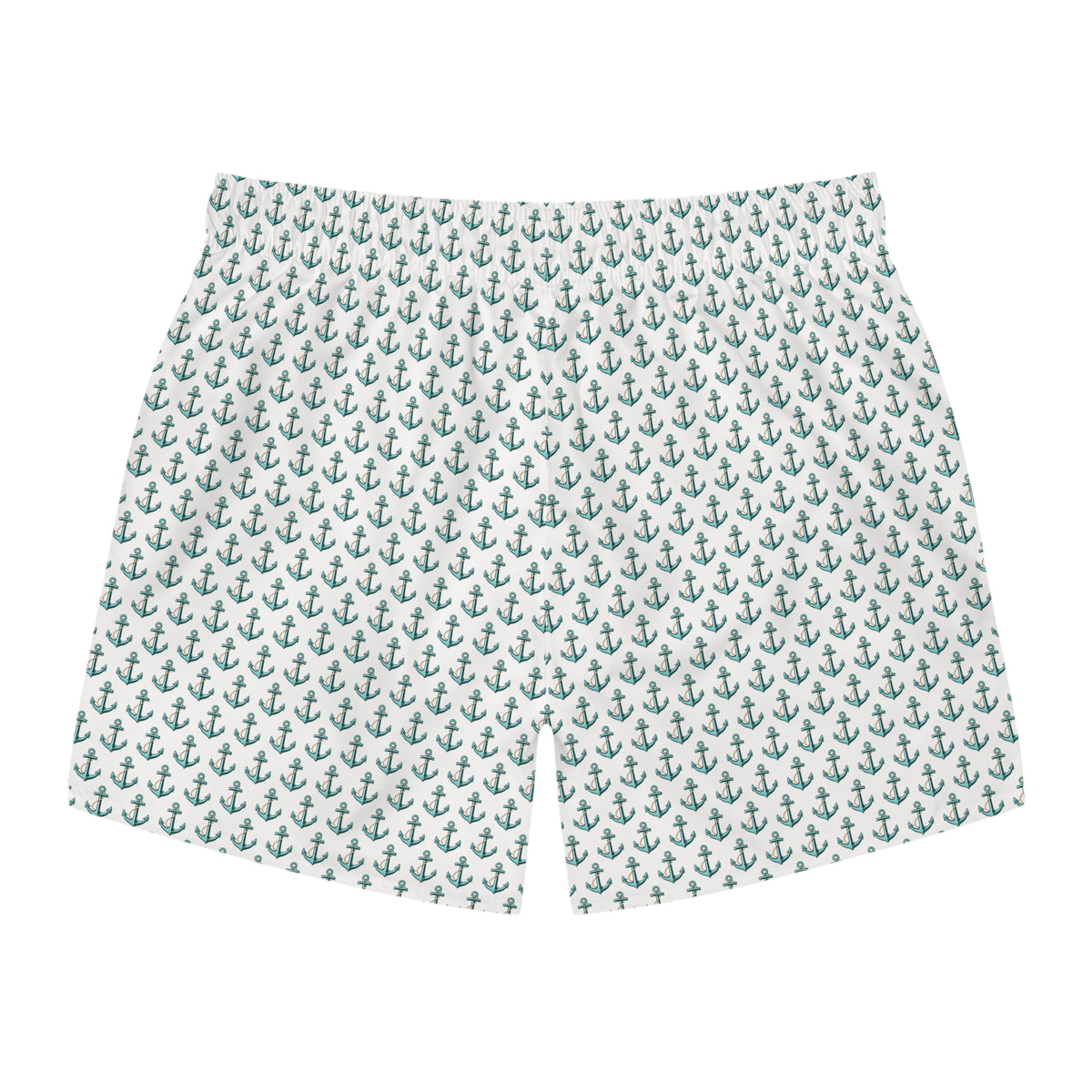 Anchor Pattern Swim Trunks