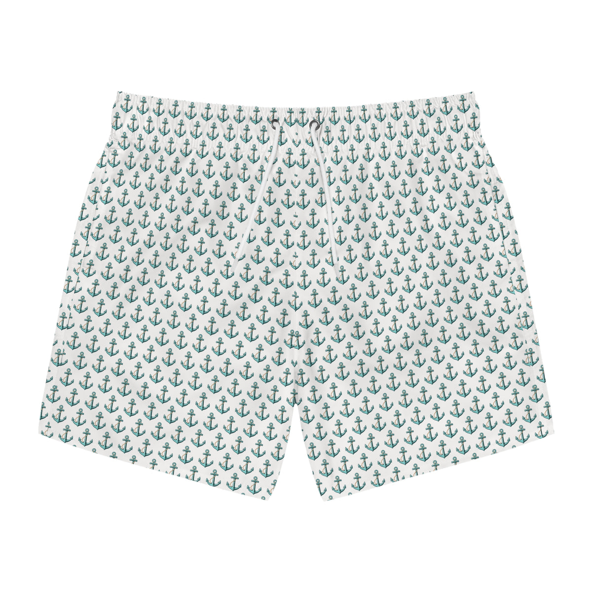 Anchor Pattern Swim Trunks